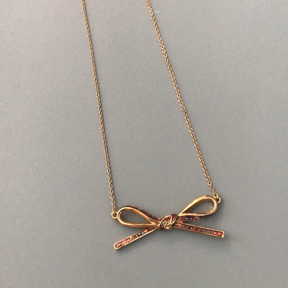 Kate Spade bow necklace